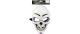 Halloween Maske Totenschädel