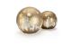 STT LED Glas Ball Set braun 2 Stk.