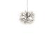 STT LED Flower Starburst 30 schwarz