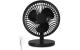 Tischventilator kabellos, anthrazit