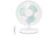 Tischventilator kabellos, weiss