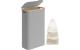 Songmics Wäschekorb Grau, 90 L