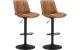 Vasagle Barhocker Braun, 2er Set