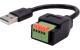 EXSYS EX-49129, USB-A Terminal Block Adap.