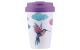 bioloco Kaffeebe. Easy Cup-Watercolor bird