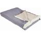 Eskimo Decke Nora 130x200 cm, Pflaume-Beige