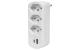 F.power Mehrfachadapter Flexo 3xT13 USB
