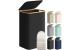 Songmics Wäschekorb Schwarz, 65 L