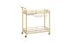 Vasagle Bartrolley Gold, 2 Ablagen