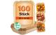 GOURMETmaxx Backpapier Schalen 22x14cm