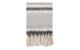 House Nordic Wohndecke Carmel, Grau-Weiss