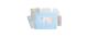 Exacompta Scrap-Addict Set blau