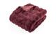 Tiseco Decke Bubble Rabbit Stripe bordeaux