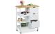 relaxdays Küchenwagen mit Arbeitsplatte