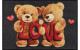 Salonlöwe Fussmatte Love Teddys