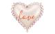 Partydeco Folienballon Herz