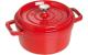 Staub Cocotte 26cm, rund, Kirsch-Rot,
