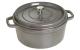 Staub Cocotte 26cm, rund, Graphit-Grau,
