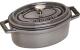 Staub Cocotte 17cm, oval, Graphit-Grau,