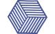 Zone Topfuntersetzer Hexagon, Indigo