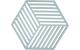 Zone Topfuntersetzer Hexagon, Hellblau