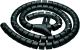Kabelspirale Polyethylen 2,50m Schwarz