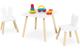relaxdays Kindersitzgruppe Kaninchenohren
