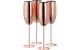 Oak&Steel Sektgläser Rosegold, 4er Set