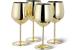 Oak&Steel Weingläser Gold matt, 4er Set