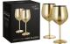 Oak&Steel Weingläser Gold matt, 2er Set