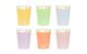 Partydeco Becher mit Goldrand
