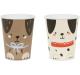 Partydeco Becher Hunde