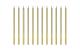 Partydeco Geburtstagskerzen glatt gold