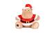Hippo beige Weihnachten 20cm
