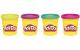 Play-Doh Vibrant 4er Pack