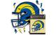 NFL - Los Angeles Rams - Helm Grösse S
