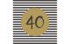 Paper+Design Servietten 40th Birthday