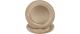 PRO nappe Einweg-Teller Gold metal, 10 Stk.