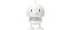 Hoptimist Aufsteller Bumble Mini, Weiss
