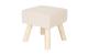 relaxdays Hocker Cord Quadratisch
