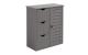 relaxdays Badezimmerschrank mit 3 Schubl.