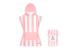 Dock& Bay Poncho 3-5 Malibu pink