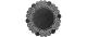 Duni Tortenspitzen Rund 19cm schwarz