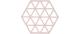 Zone Topfuntersetzer Triangles, Rose