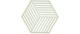 Zone Topfuntersetzer Hexagon, Mint