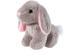 Osterhase klein hellgrau