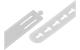 Kabelbinder natur 130mm x 15.5mm lösbar