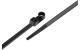 Kabelbinder mit Schraubenloch schwarz