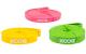 KOOR Fitnessband pink, gelb, grün Kit