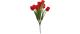 Dekomat Tulpenstrauss 9-fach rot